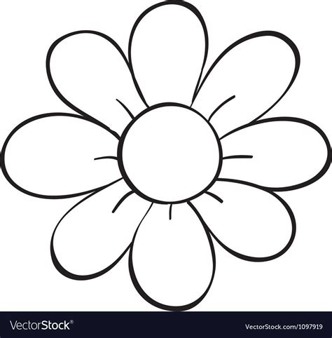 8 Petal Flower ~ easy drawing cool