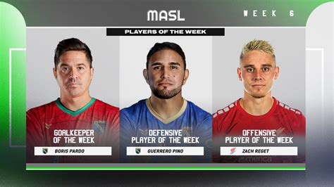 News: Week 6 Players of the Week - Major Arena Soccer League