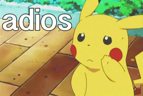 Adios GIF - Adios Pokemon Pikachu - Discover & Share GIFs