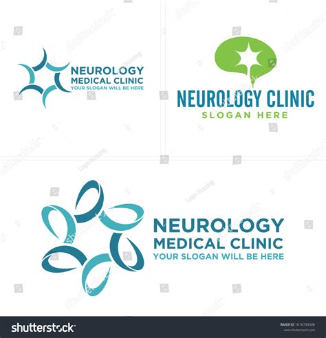 Neurology Logo Nerve Nucleus Brain Icon Stock Vector (Royalty Free ...