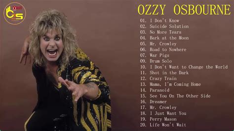 Best Songs Of Ozzy Osbourne - Ozzy Osbourne Greatest Hits - YouTube