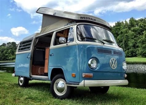 Volkswagen Bus/Vanagon Van 1970 Blue and Ivory For Sale. 1970 Volkswagen VW Camper Westfalia ...