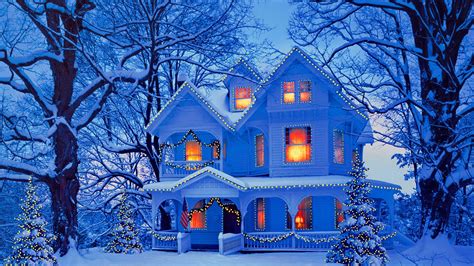 Winter House Snow Wallpapers - Wallpaper Cave