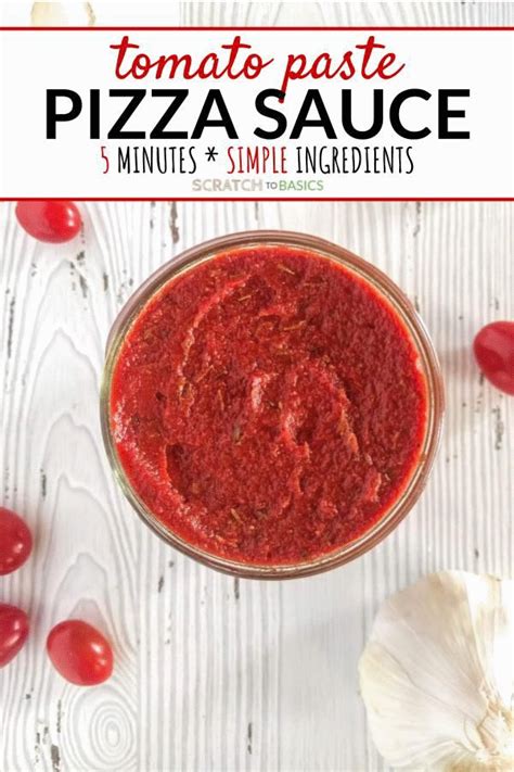 How To Make Simple Tomato Pizza Sauce - merextensitat