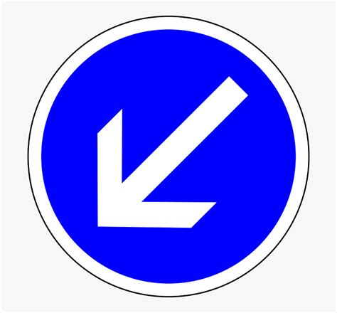 Site Traffic Arrow Left Portrait Mandatory Signs Safety Signs Images