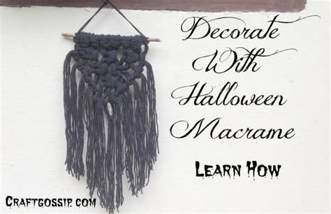 Halloween Macrame Wall Art – Home and Garden