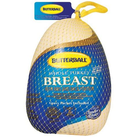 Butterball Frozen Whole Turkey Breast, 3 - 6 lbs - Shop Turkey at H-E-B