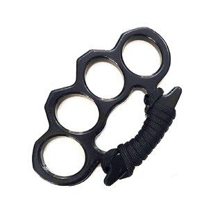 Buy Black Knuckle Punch With String for Martial Arts and Self Defense ...