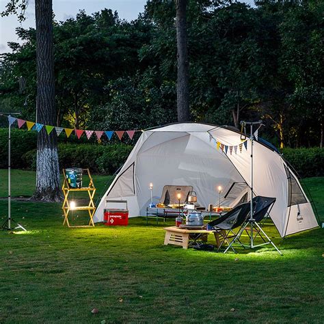 Naturehike Large Outdoor Camping Tent Family Picnic Beach Tent Big 5 8 Person Sun Shelter ...