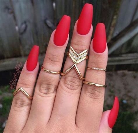 Red Matte Nails Pictures, Photos, and Images for Facebook, Tumblr ...