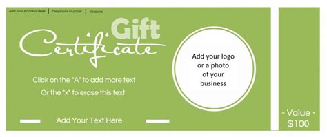 FREE Business Gift Certificate Template | Customize Online