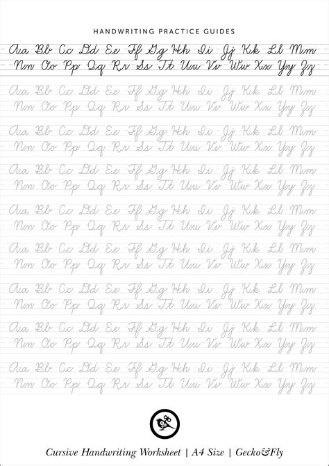 A Handwriting Worksheet