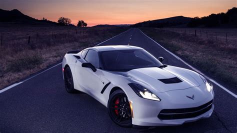 White Corvette Wallpapers | Corvsport