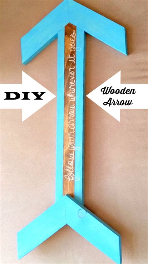 DIY Wooden Arrow - My Pinterventures