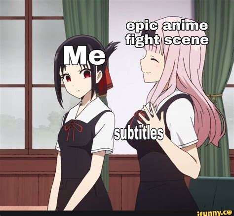 Random anime memes - Me epic anime fight scene htitles - iFunny Brazil