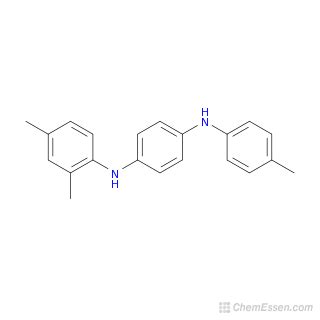 N-tolyl-n'-xylyl-p-phenylenediamine Structure - C21H22N2 - Over 100 million chemical compounds ...