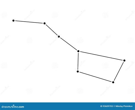 The Big Dipper Constellation Stock Image | CartoonDealer.com #54427699