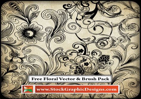 Free Floral Brush Pack - Free Photoshop Brushes at Brusheezy!