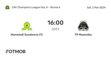 Mamelodi Sundowns FC vs TP Mazembe - live score, predicted lineups and ...