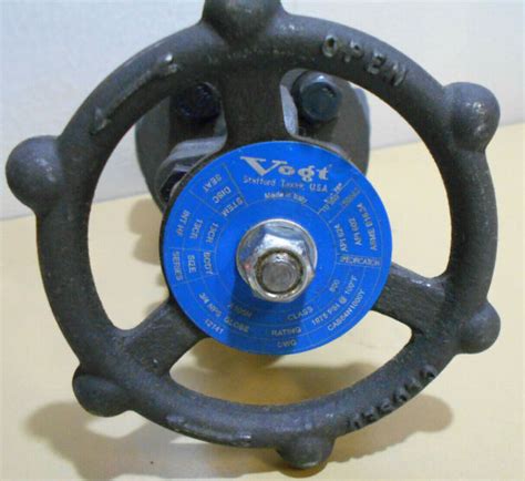 VOGT GATE VALVE SERIES 12141 SIZE 3/4" -800, 1975 PSI @ 100*F FORGED STEEL | eBay