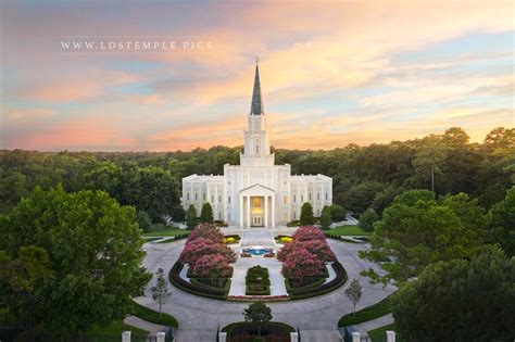 Houston Temple Heavenly Light - LDS Temple Pictures