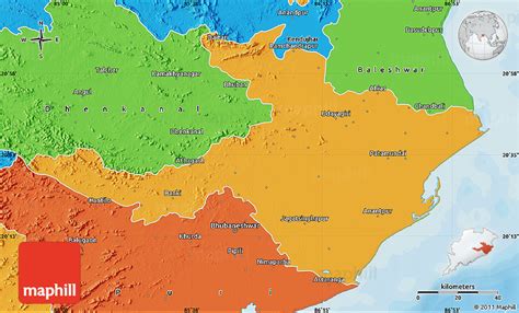 Political Map of Cuttack