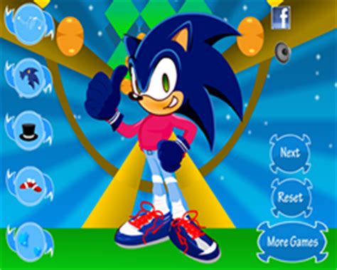 Super Sonic Dress Up - Free Online Games