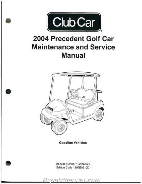 Club Car Golf Cart Parts Manual