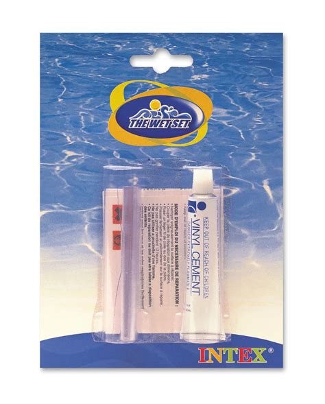 Intex or Bestway Vinyl Pool Repair Kit for inflatable vinyl swimming pools, inflatable air ...