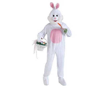 Rubies Adult White & Pink Bunny Mascot Costume | Big Lots