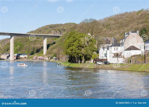 River Meuse Near Dinant In Belgium Royalty Free Stock Photo - Image ...