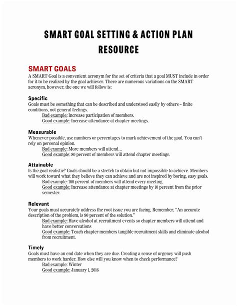 30 Smart Career Goals Examples | Example Document Template