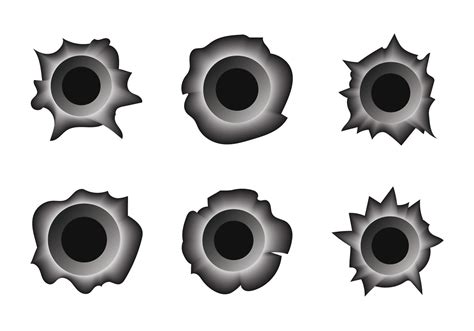 Bullet Holes Vector Art, Icons, and Graphics for Free Download