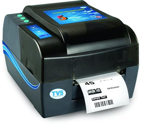 TVS Desktop Barcode & Label Printer, LP 45, Max Print Width: 4 inches, Price from Rs.10000/unit ...