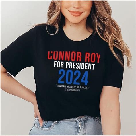 Connor Roy For President Succession Logo 2023 Shirt