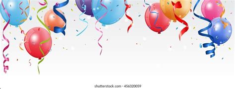 Birthday Celebration Banner Stock Vector (Royalty Free) 456320038 | Shutterstock