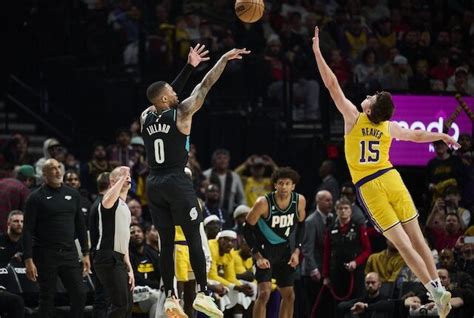 Recap: Damian Lillard & Trail Blazers Torch Lakers From Deep To Earn ...