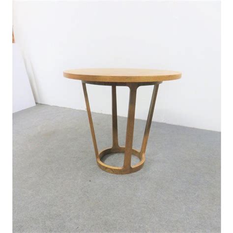 Baker Furniture Oak Mid Century Style Table | Chairish