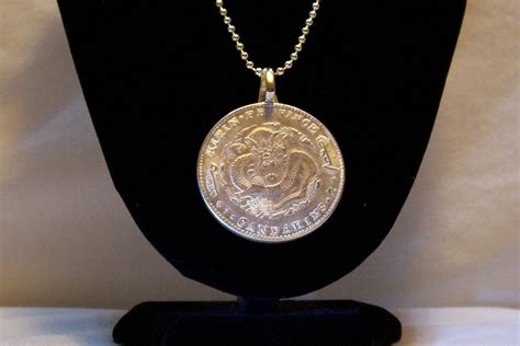 Dragon Medallion Mens Chinese Dragon Coin Medallion Chinese