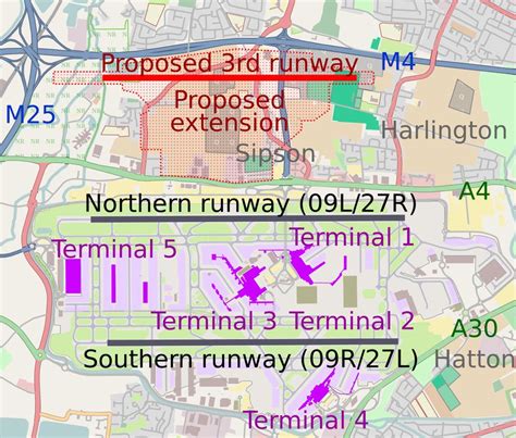 Heathrow Airport Third Runway Map Shows Who Will Be Affected By Flight Path Noise | HuffPost UK