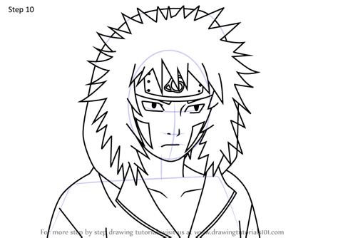 How to Draw Kiba Inuzuka from Naruto (Naruto) Step by Step | DrawingTutorials101.com