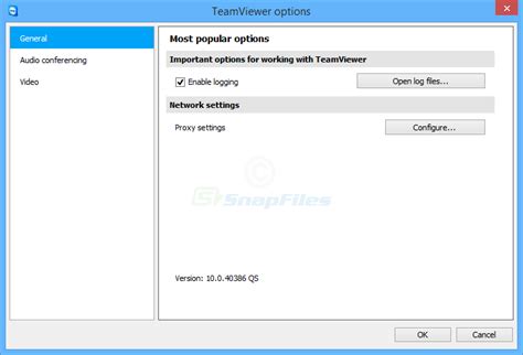 TeamViewer QuickSupport screenshot and download at SnapFiles.com