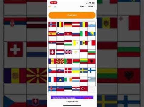 Europe Countries and Flags! Sporcle part 1 - YouTube