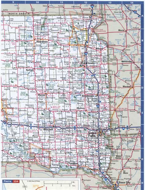 Exploring South Dakota With The Best Road Map - 2023 Calendar Printable