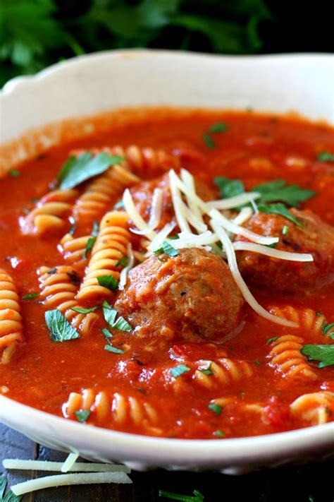 Pasta Meatball Soup | Recipe | Meatball soup, Easy pasta, Soup recipes