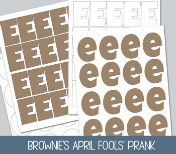 APRIL FOOLS DAY PRANK, BROWN E PRACTICAL JOKE, GRADE 1-6 HOMESCHOOL ...