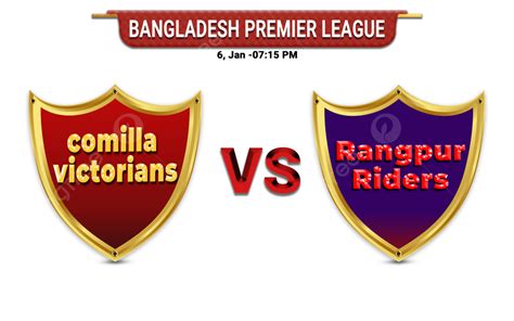 Comilla Victorians Vs Rangpur Riders PNG, Vector, PSD, and Clipart With ...