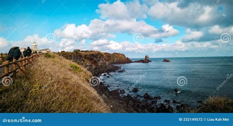 Jeju Island tourist spot 4 stock photo. Image of horizon - 232149572