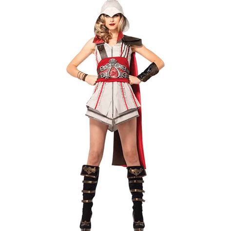 Womens Assassins Creed Ezio Costume - LG-AS85342 - Medieval Collectibles