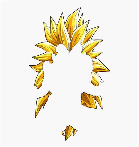 Goku Super Saiyan 3 Hair, HD Png Download , Transparent Png Image - PNGitem